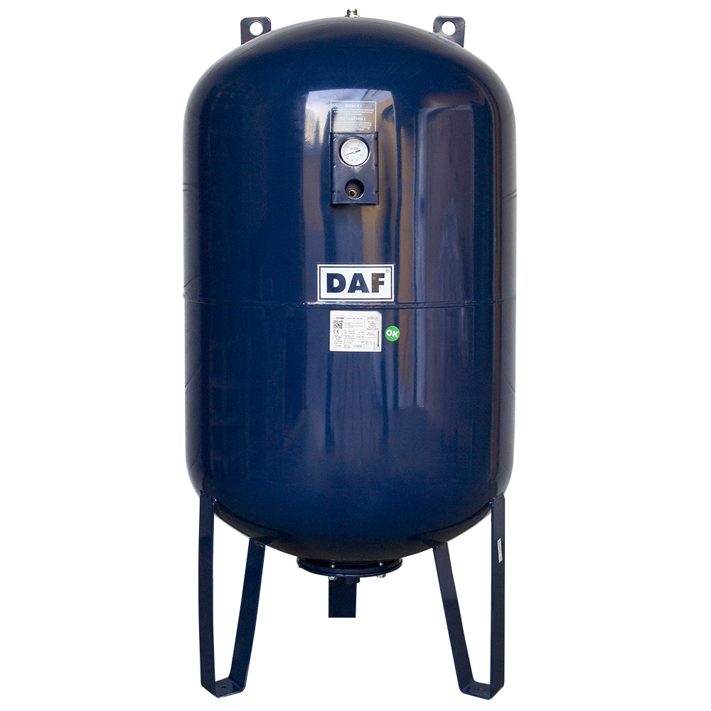 Вертикальный гидроаккумулятор Masdaf TM 200 л, 10 бар, синий - фото 