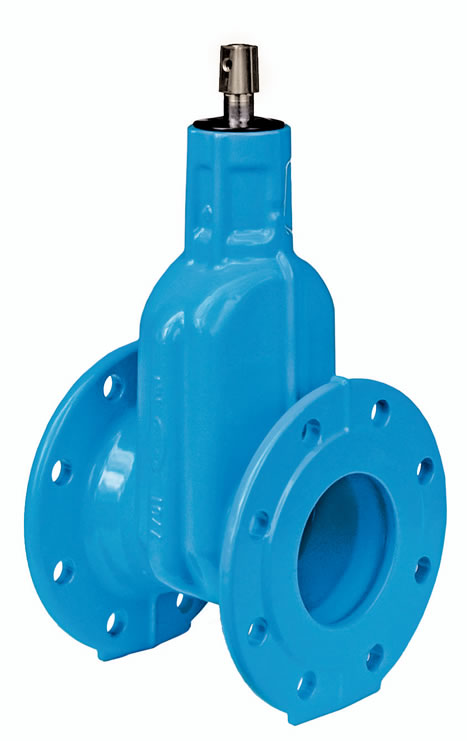 Задвижка клиновая Hawle 4000A DN80, PN10/PN16 - фото 