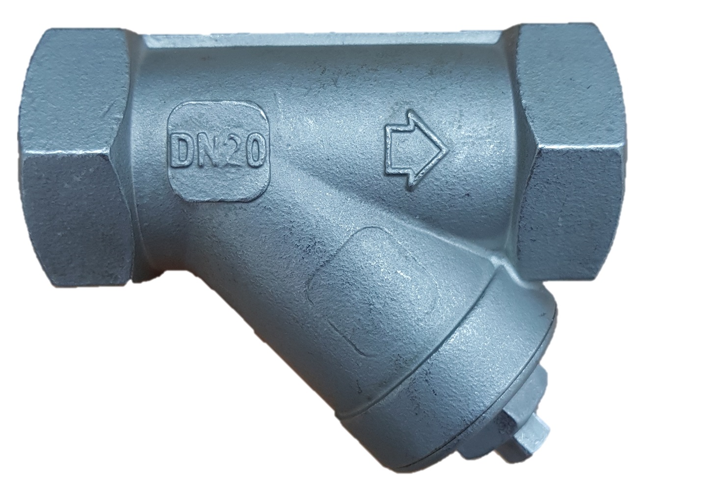 Фильтр сетчатый резьбовой Y666 Ду20 Ру40 резьбовой DN20 PN40 - фото 