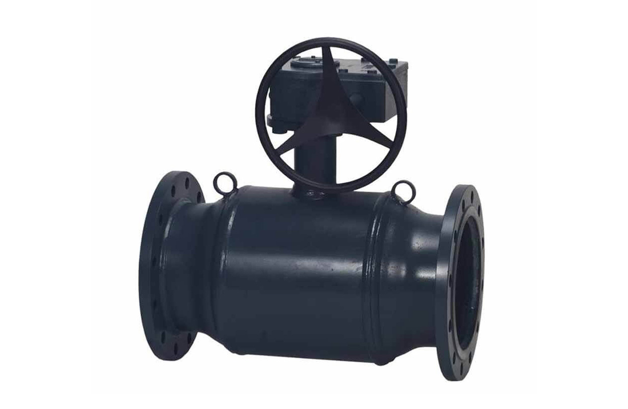 Кран шаровой JIP Premium FF фланцевый DN300 PN16 с редуктором - фото 