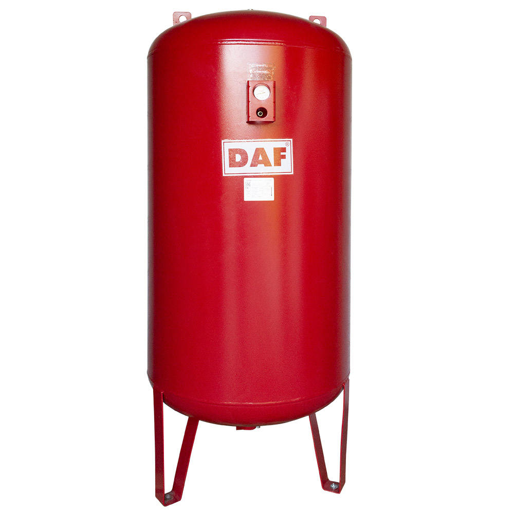Вертикальный гидроаккумулятор Masdaf TM 1000 л, 10 бар, красный - фото 