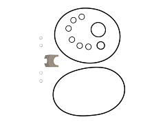 Комплект уплотнений  gaskets CR(N)32 1-15 EPDM